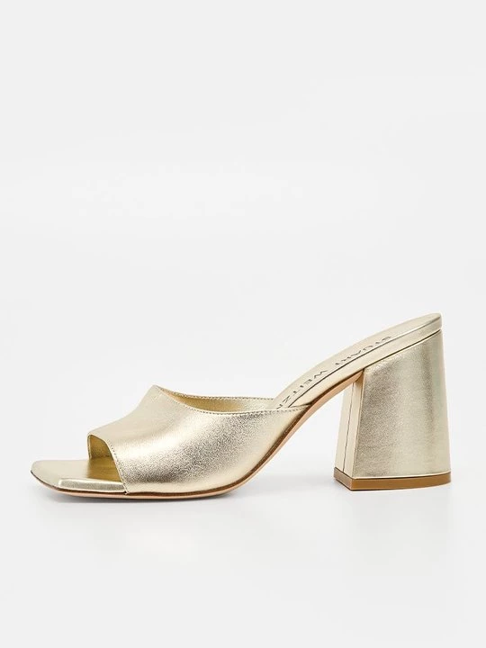 Obrázek produktu Pantofle na podpatku Stuart Weitzman zlatá barva