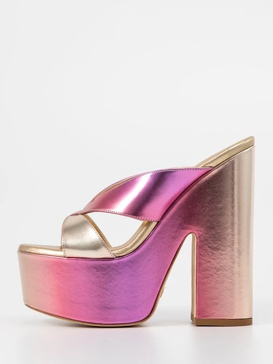 Obrázek produktu Pantofle na podpatku Stuart Weitzman růžová