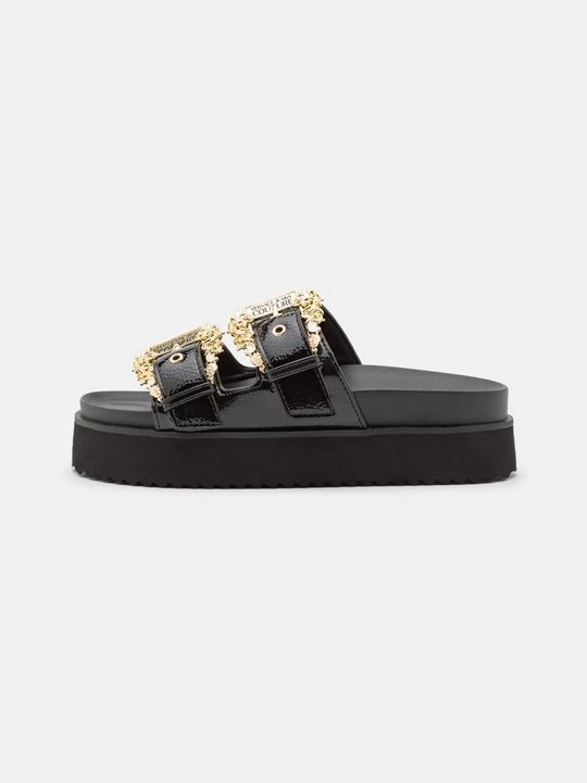 Obrázek produktu Pantofle na podpatku Versace Jeans Couture černá