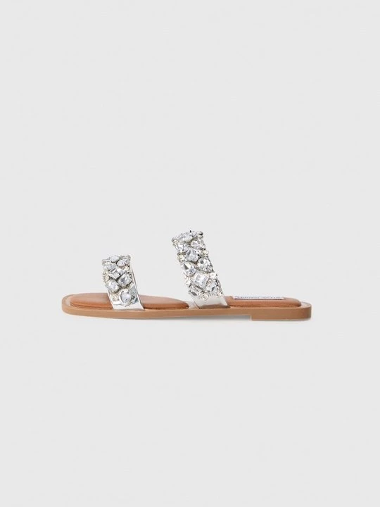 Obrázek produktu Pantofle Steve Madden stříbrná barva