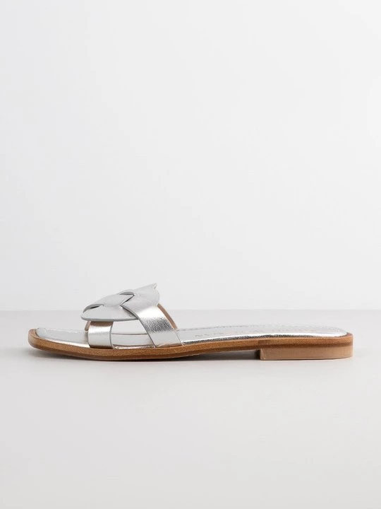 Obrázek produktu Pantofle Stuart Weitzman stříbrná barva