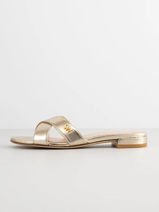 Obrázek produktu Pantofle Stuart Weitzman zlatá barva
