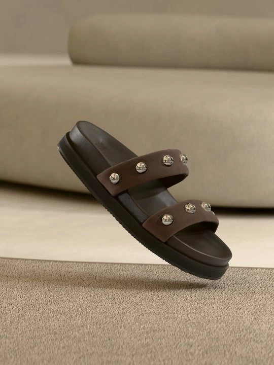 Obrázek produktu Pantofle Zign STUDIO By Zalando tmavě hnědá