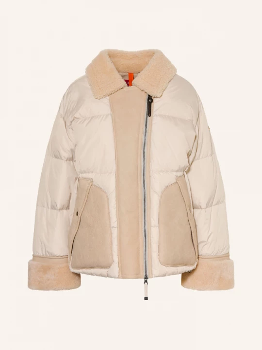 Obrázek produktu Parajumpers Péřová Bunda Chyna Z Kombinace Materiálů krémová / béžová