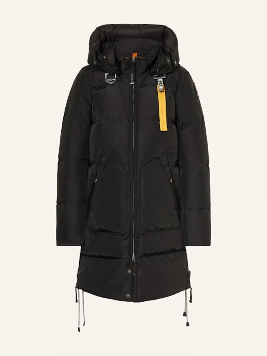 Obrázek produktu Parajumpers Péřový Kabát Long Bear S Odnímatelnou Kapucí černá