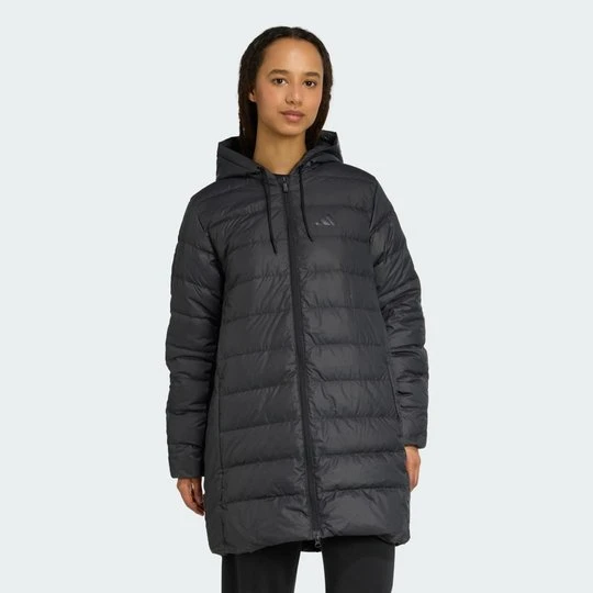 Obrázek produktu Parka Essentials CLIMAWARM 3-Stripes Light Down Hooded Adidas černá