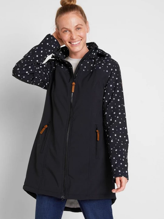 Obrázek produktu Parka funkcyjna softshell na podszewce z miękkiego polaru BonPrix czarny