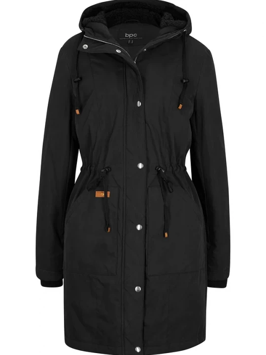 Obrázek produktu Parka na podszewce BonPrix czarny