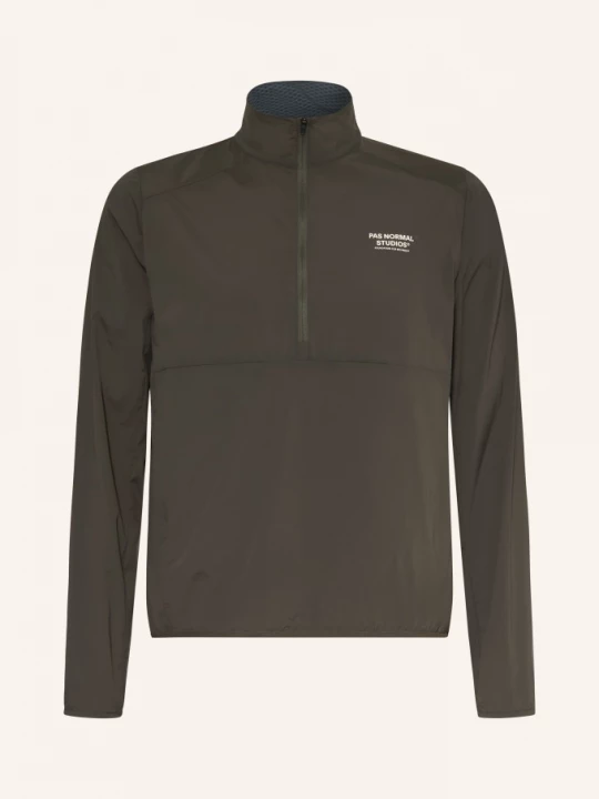 Obrázek produktu Pas Normal Studios Běžecká Bunda Balance Half Zip tmavě zelená