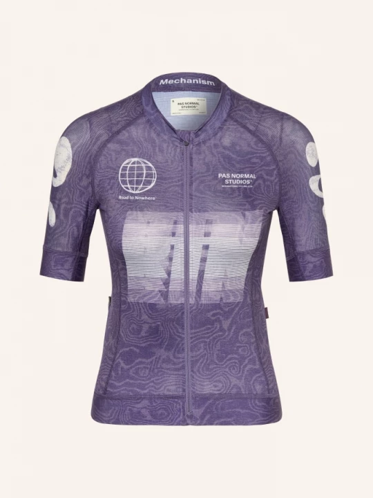 Obrázek produktu Pas Normal Studios Cyklistický Dres Mechanism Logo tmavě fialová / bílá