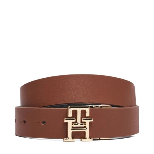 Obrázek produktu Pásek Tommy Hilfiger Th Logo 3.0 Mono Rev AW0AW19140 Hnědá