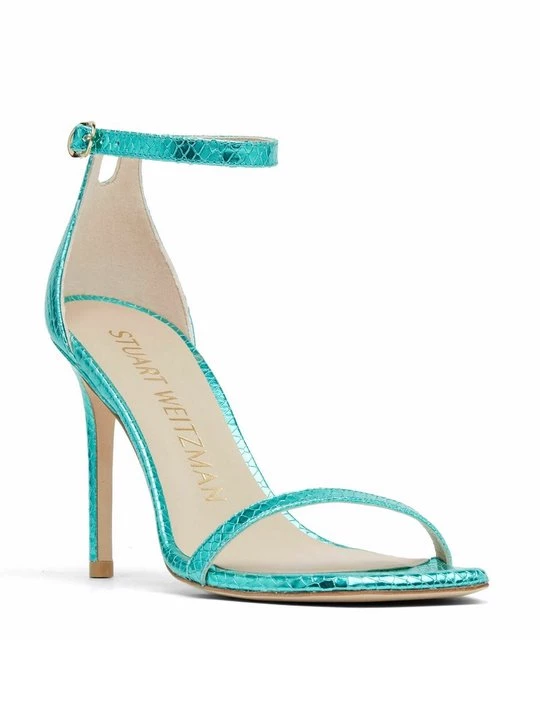 Obrázek produktu Páskové sandály Stuart Weitzman tyrkysová