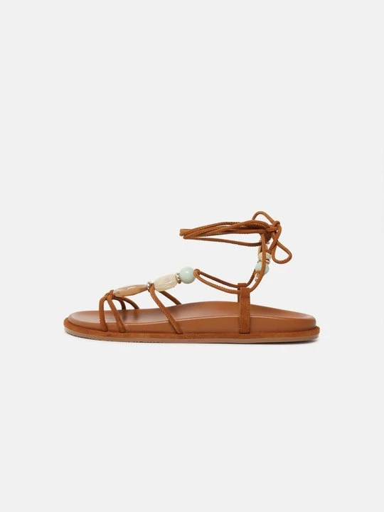 Obrázek produktu Páskové sandály Stuart Weitzman béžová