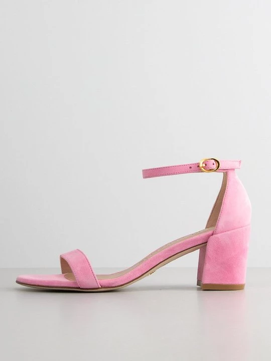 Obrázek produktu Páskové sandály Stuart Weitzman světle růžová