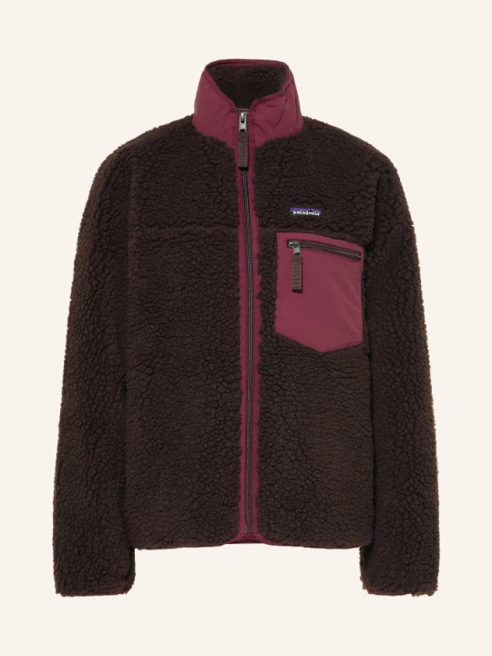 Obrázek produktu Patagonia Fleecová Mikina Classic Retro-X tmavě hnědá / tmavě červená