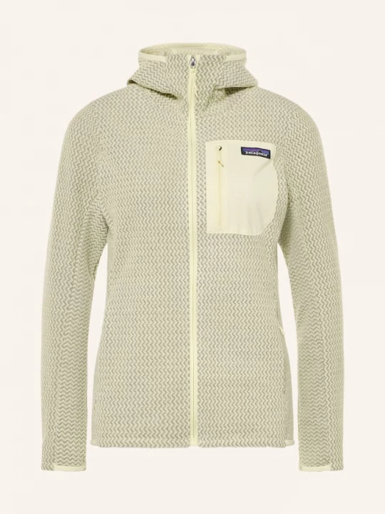 Obrázek produktu Patagonia Fleecová Mikina r1® Air světle zelená / tmavě žlutá