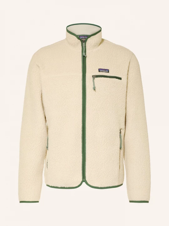 Obrázek produktu Patagonia Fleecová Mikina Retro Pile bílá / tmavě zelená