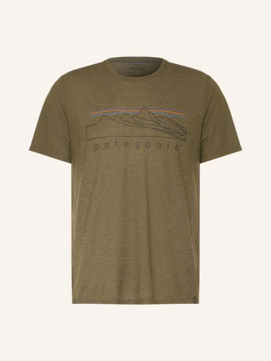 Obrázek produktu Patagonia Funkční Tričko Cap Cool Trail tmavě zelená