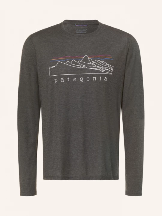 Obrázek produktu Patagonia Funkční Tričko Capilene® Cool Trail Stratapeaks tmavě šedá