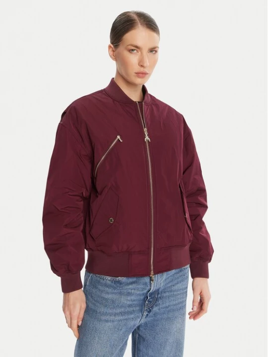 Obrázek produktu Patrizia Pepe Bunda bomber 8O0185 A619 Bordó Regular Fit