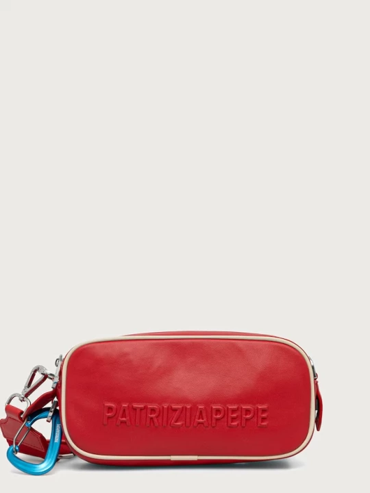 Obrázek produktu Patrizia Pepe crossbody kabelka dámská kožená červená