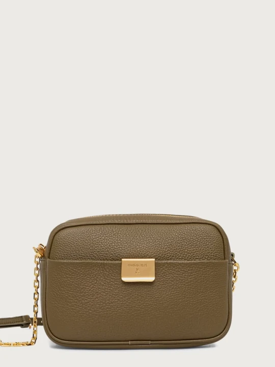Obrázek produktu Patrizia Pepe crossbody kabelka dámská kožená zelená