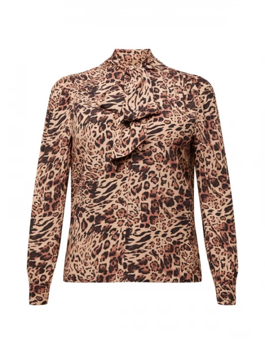 Obrázek produktu PATRIZIA PEPE Halenka 'CAMICIA' béžová / hnědá