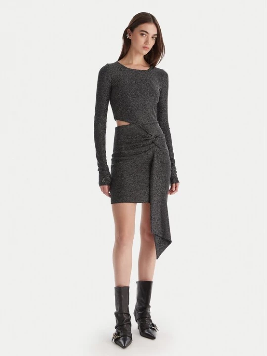 Obrázek produktu Patrizia Pepe Koktejlové šaty 2A2972/J340-K478 Černá Regular Fit