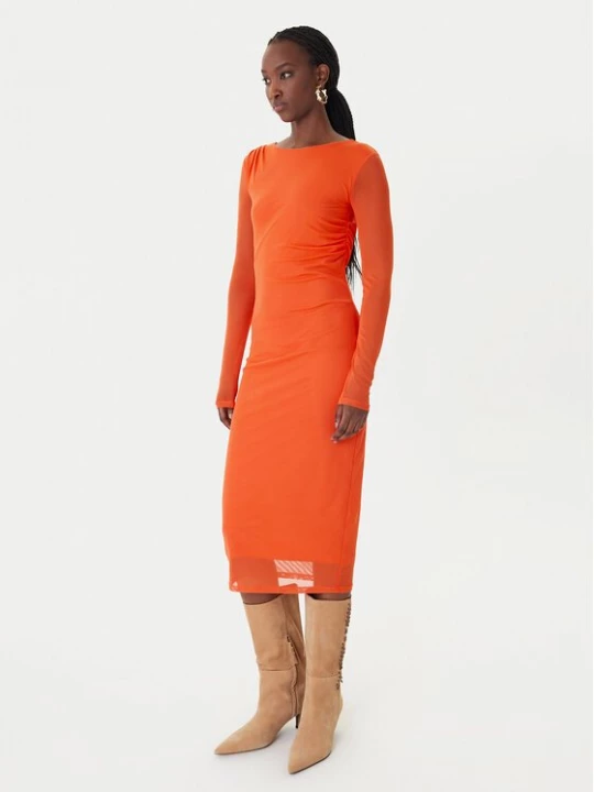 Obrázek produktu Patrizia Pepe Koktejlové šaty 8A1604/J376-R877 Oranžová Regular Fit