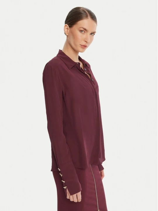 Obrázek produktu Patrizia Pepe Košile 8C0761 A8I1 Bordó Regular Fit