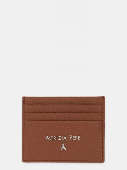 Obrázek produktu Patrizia Pepe Kožené pouzdro na karty Patrizia Pepe hnědá