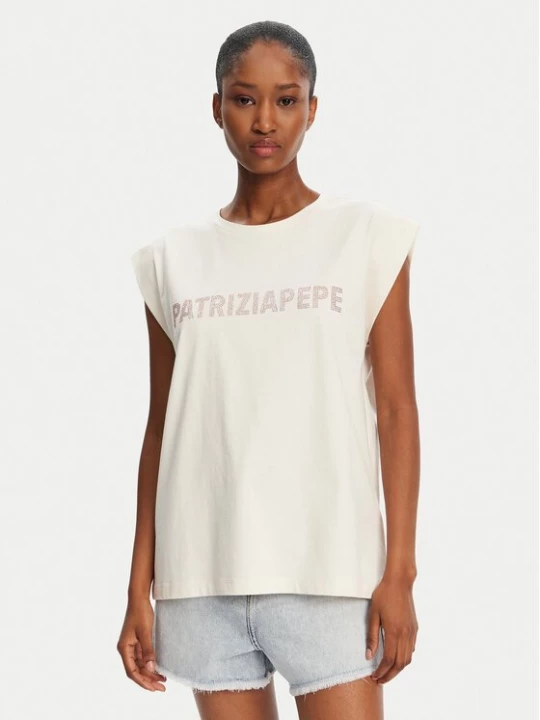 Obrázek produktu Patrizia Pepe T-Shirt 2M4418/J295-B823 Béžová Regular Fit