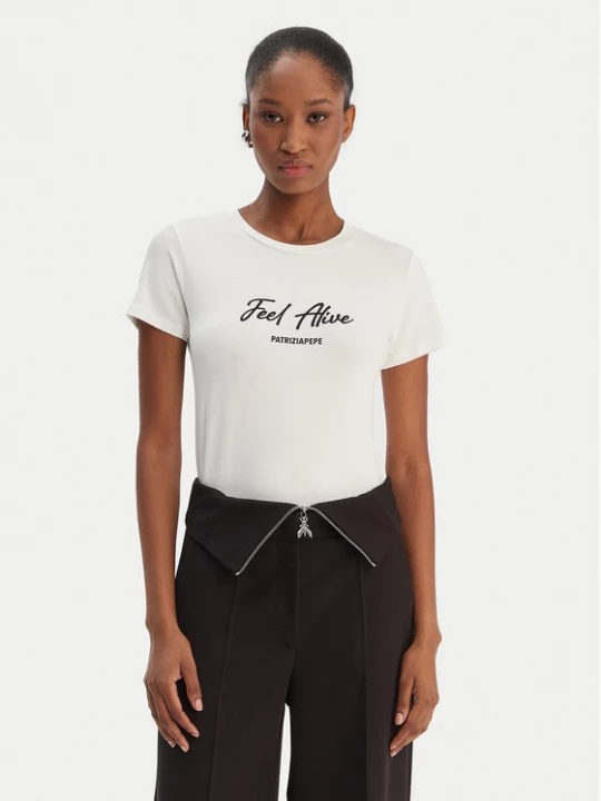 Obrázek produktu Patrizia Pepe T-Shirt 8M1807/J051-W146 Bílá Regular Fit