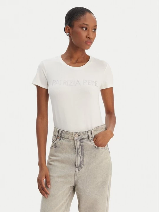 Obrázek produktu Patrizia Pepe T-Shirt CM1419/J013-W146 Bílá Regular Fit