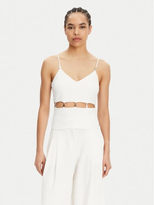 Obrázek produktu Patrizia Pepe Top 2C1635 A411 Bílá Regular Fit