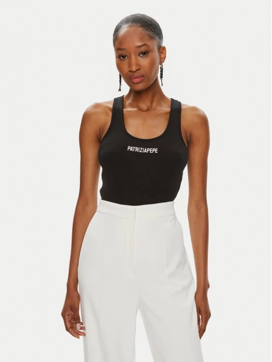 Obrázek produktu Patrizia Pepe Top 8M1617/J216-K103 Černá Slim Fit