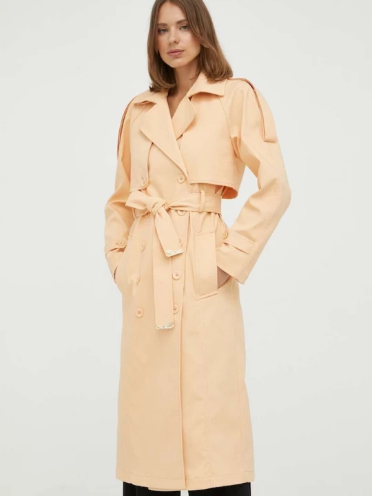Obrázek produktu Patrizia Pepe Trench kabát Patrizia Pepe oranžová