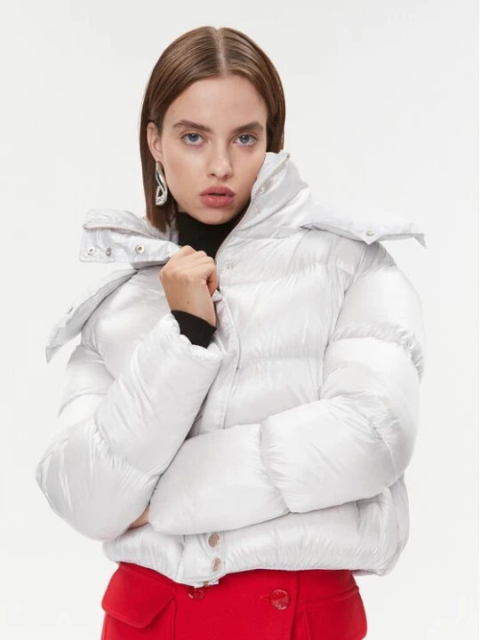 Obrázek produktu Patrizia Pepe Vatovaná bunda 2O0050/A9M0-W356 Bílá Regular Fit