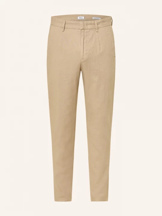 Obrázek produktu Paul Chino Regular Fit S Lnem khaki