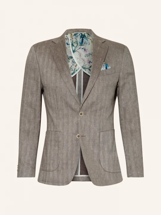 Obrázek produktu Paul Oblekové Sako Slim Fit Se Lnem 820 brown