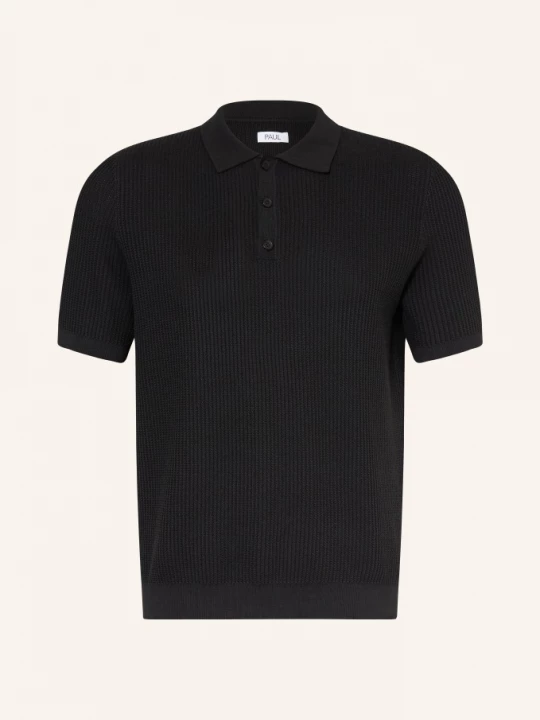 Obrázek produktu Paul Pletené Polo Tričko černá