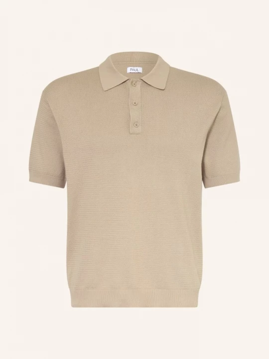 Obrázek produktu Paul Pletené Polo Tričko khaki