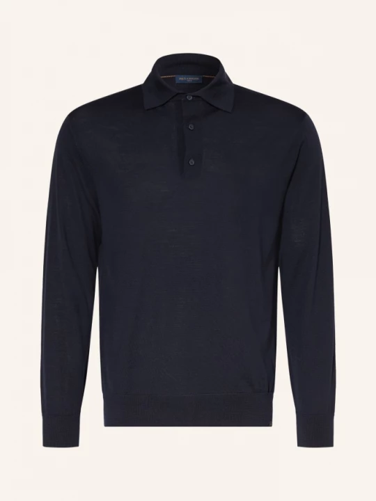 Obrázek produktu Paul & Shark Pletené Polo Tričko Regular Fit Z Merino Vlny tmavě modrá