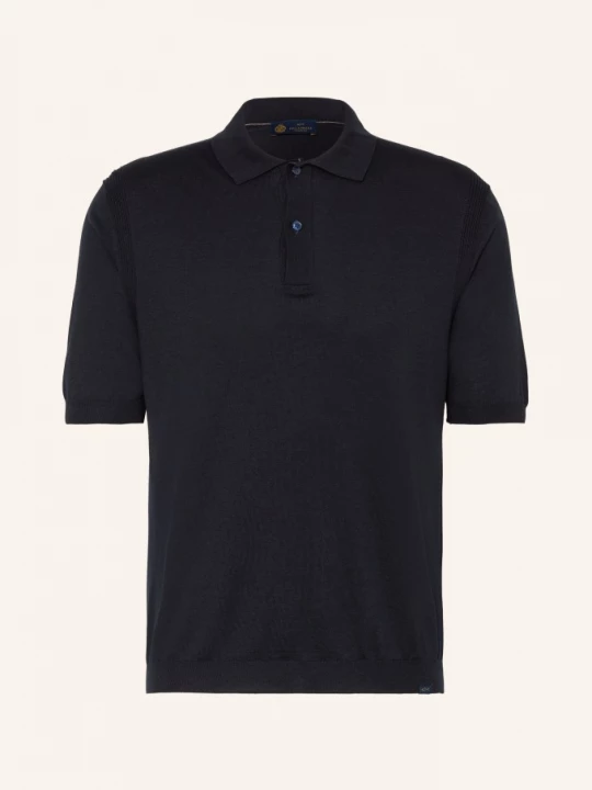Obrázek produktu Paul & Shark Pletené Polo Tričko S Hedvábím tmavě modrá Paul&Shark