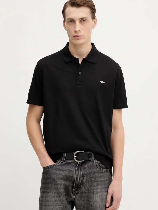 Obrázek produktu Paul&Shark polo pánské bavlněné Knitwear černá