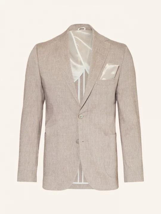 Obrázek produktu Paul Slim Fit Sako S Lněným Podkladem 250 dk beige