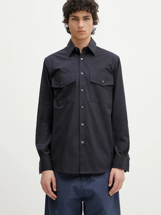 Obrázek produktu Paul Smith Bavlněná košile Paul Smith námořnická modř