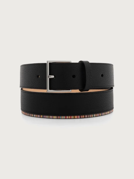 Obrázek produktu Paul Smith pásek pánský kožený černá