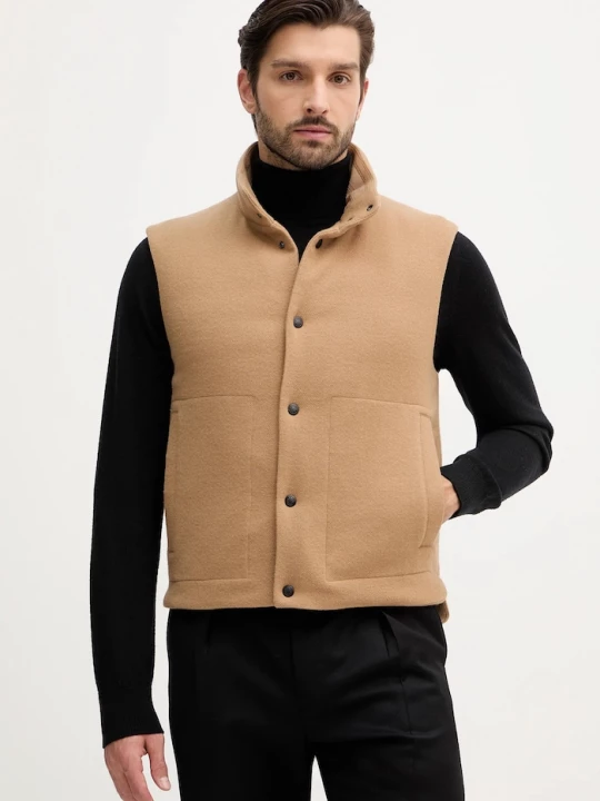 Obrázek produktu Paul Smith Péřová vesta Paul Smith hnědá