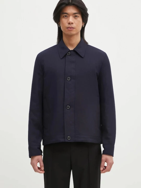 Obrázek produktu Paul Smith Vlněná bunda Paul Smith námořnická modř